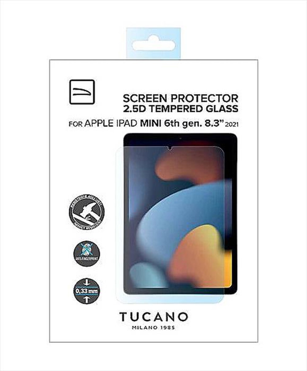 "TUCANO - Pellicola protettiva IPDM6SPTG iPad mini 6a gen"