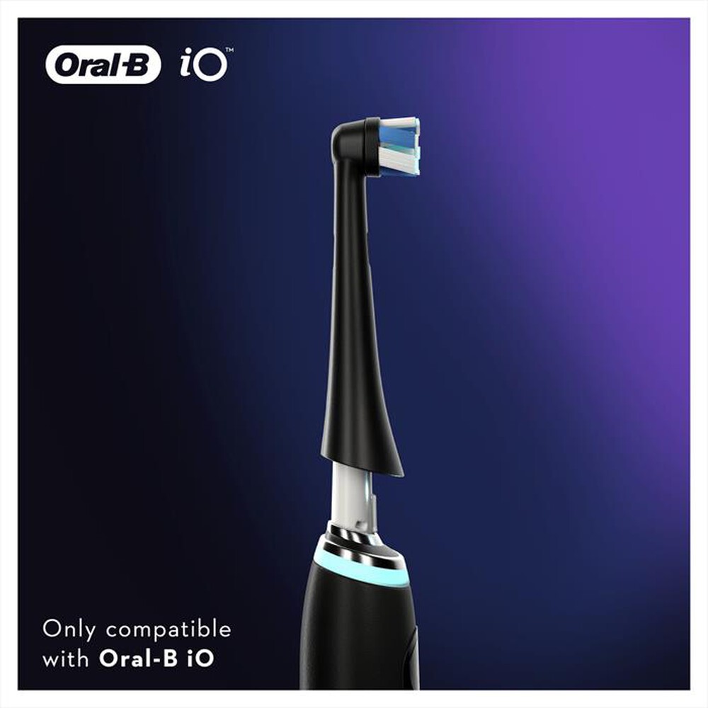 "ORAL-B - Testine di ricambio IO ULTIMATE CLEAN, 4 PEZZI-Nero"
