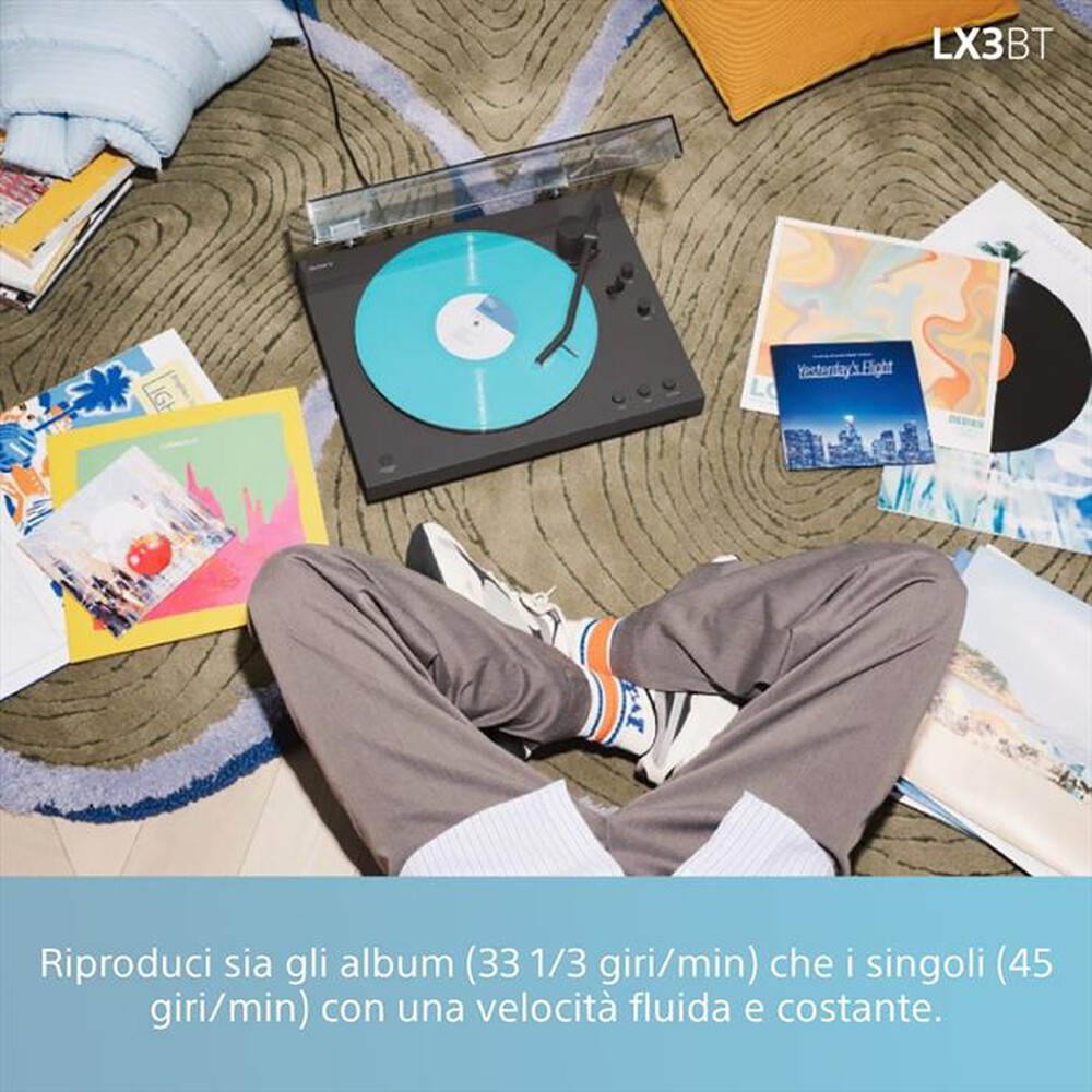Immagine del prodotto SONY - Giradischi con Bluetooth PSLX3BT.CEL-GRIGIO