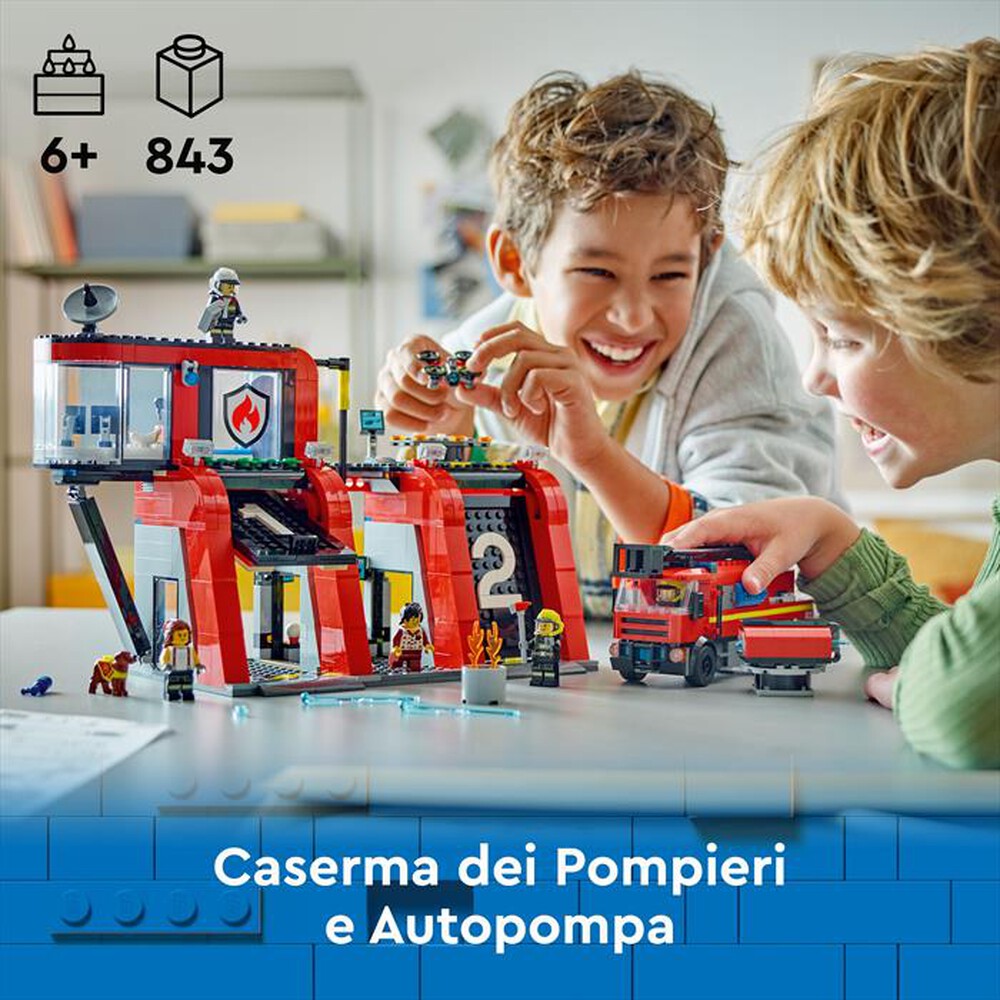 Immagine del prodotto LEGO - CITY Fire Caserma dei pompieri e autopompa 60414