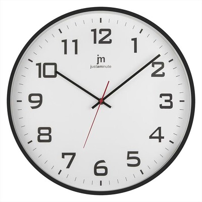 LOWELL - Orologio da parete ABS 00880N-Nero