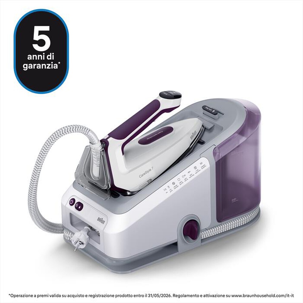 Immagine del prodotto BRAUN - SISTEMA STIRANTE CARESTYLE 7 IS7266VI-Bianco viola