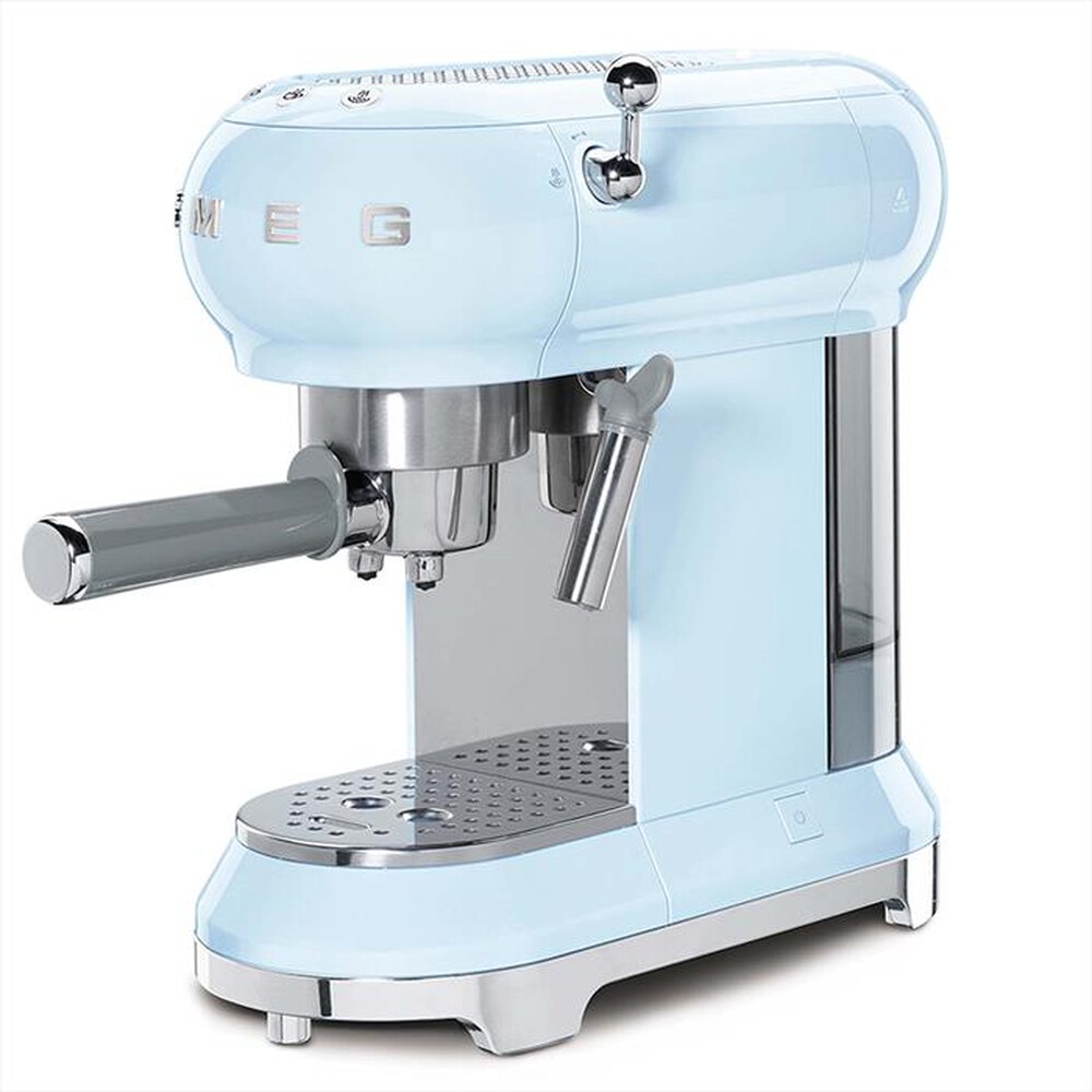"SMEG - Macchina da Caffè Manuale 50's Style – ECF01PBEU-azzurro"