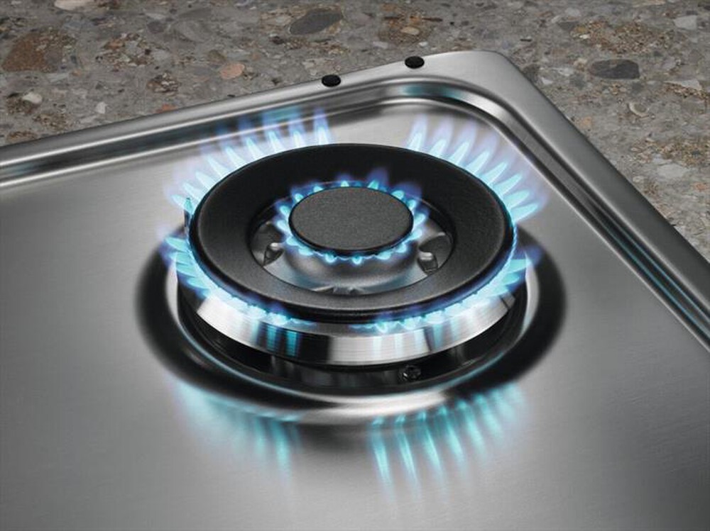 Immagine del prodotto ELECTROLUX - Piano cottura a gas RGG6243LOX 4 fuochi 59,4cm-INOX ANTIMPRONTA