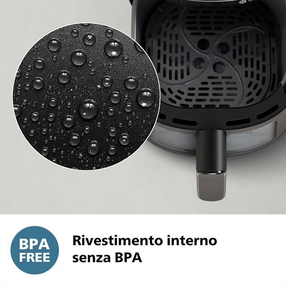 "PHILIPS - Friggitrice ad aria AIRFRYER SERIE 2000 NA231/00-Nero"