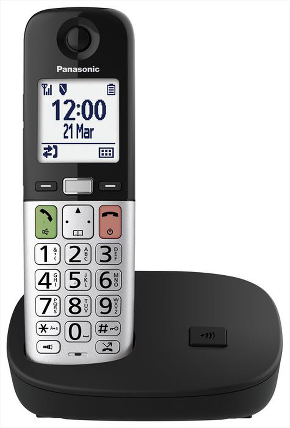 "PANASONIC - Cordless KX-TGU410EXB-Nero/Silver"
