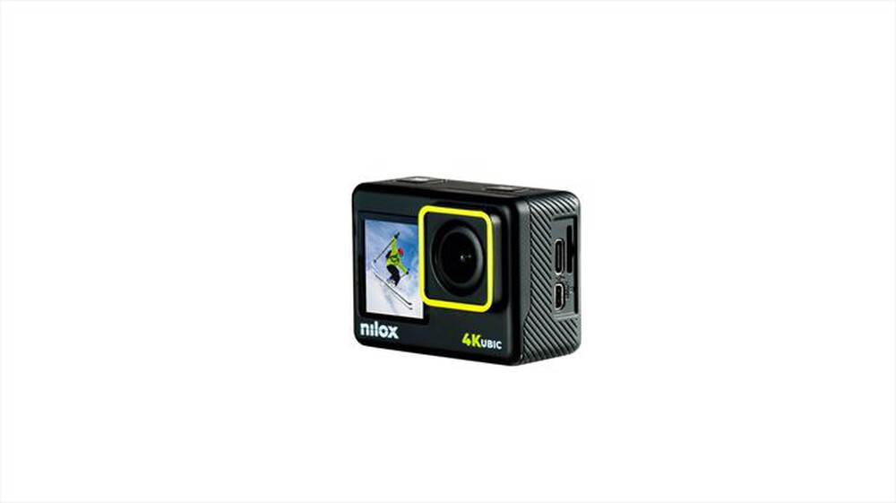 "NILOX - Action cam 4KUBIC-NERO/GIALLO"