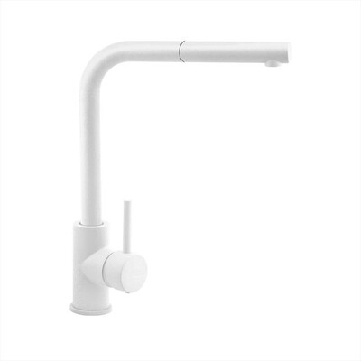 GLEM GAS - Miscelatore con doccetta estraibile MIXTDWH-Bianco opaco