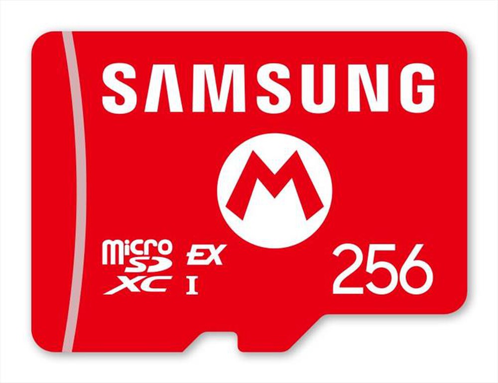 "NINTENDO - MICROSD EXPRESS 256GB SAMSUNG PER NINTENDO SWITCH2-Rosso"