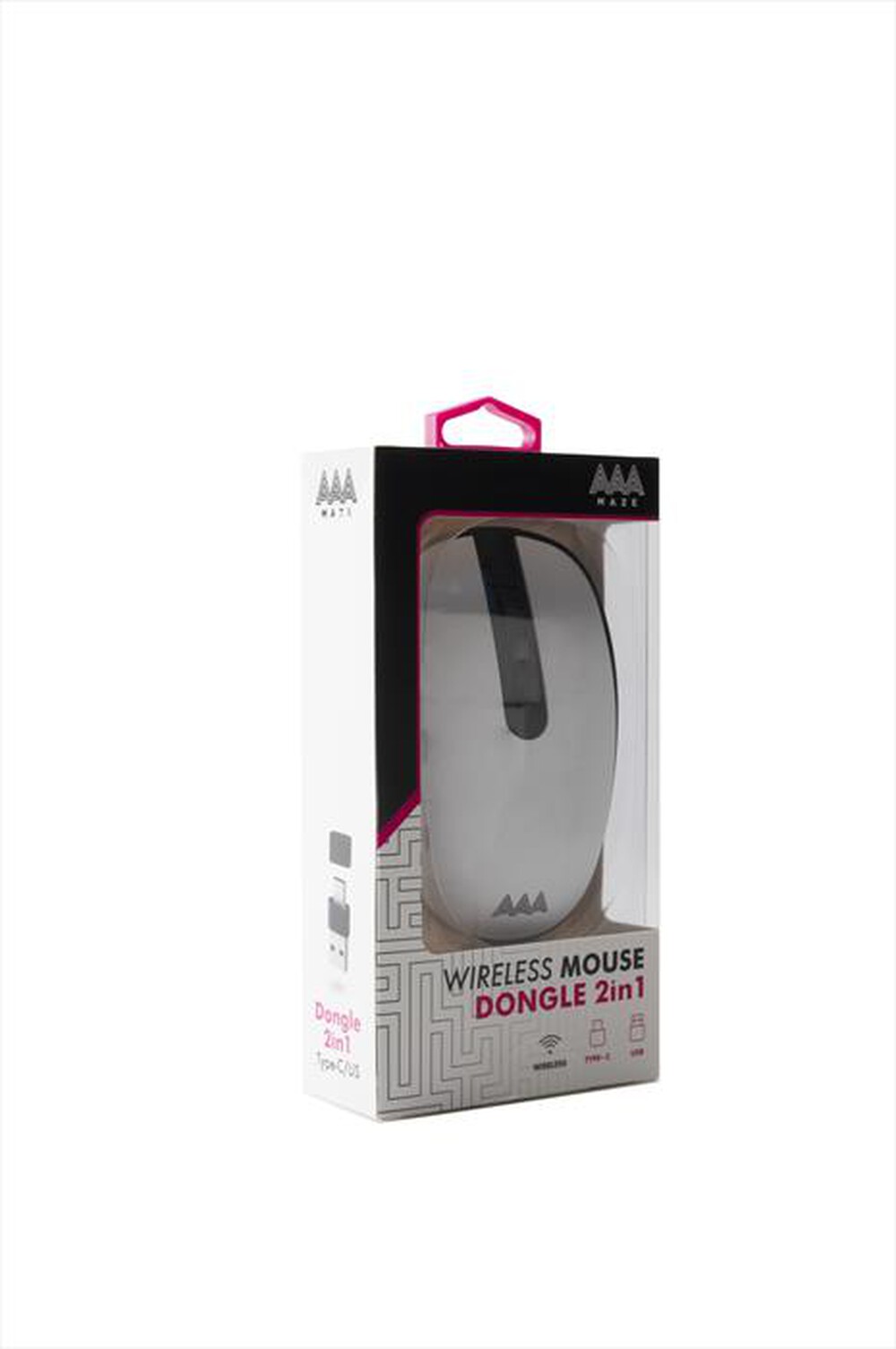 "AAAMAZE - MOUSE WRLS DONGLE-Bianco"