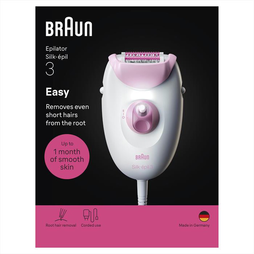 Immagine del prodotto BRAUN - Epilatore LEGEPIL SE3-000 BOX MN-ROSA