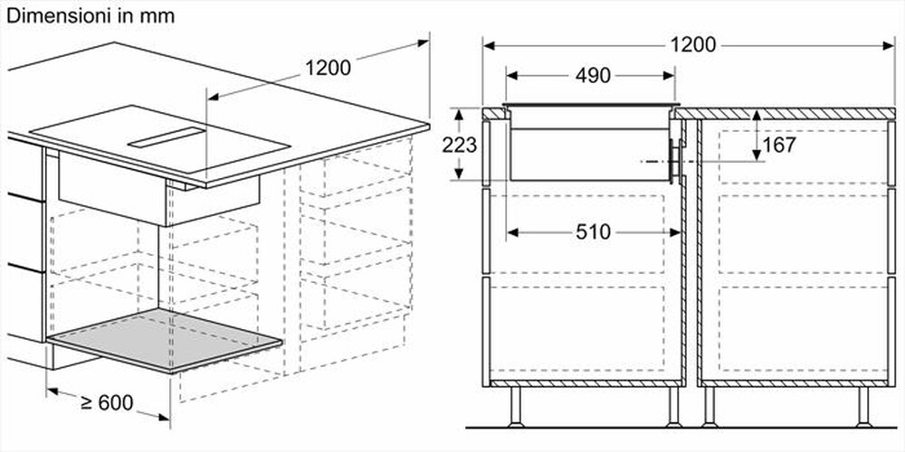 "BOSCH - Piano in vetro ceramica ad induzione PVS831B16E-Nero"
