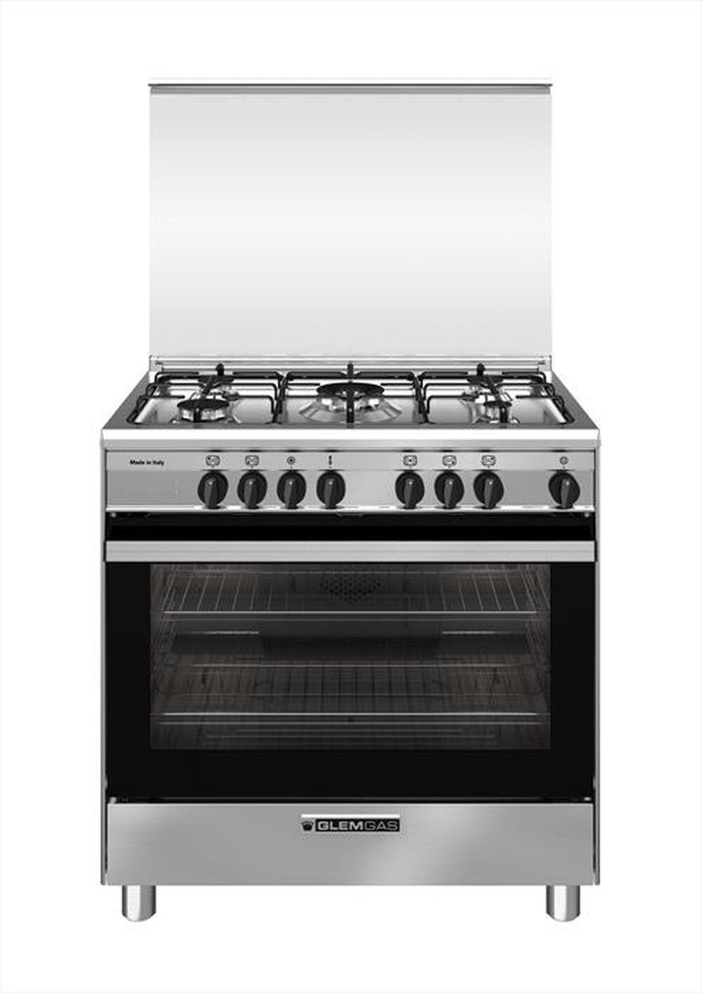 "GLEM GAS - Cucina SA865MI6 Classe A-Inox"