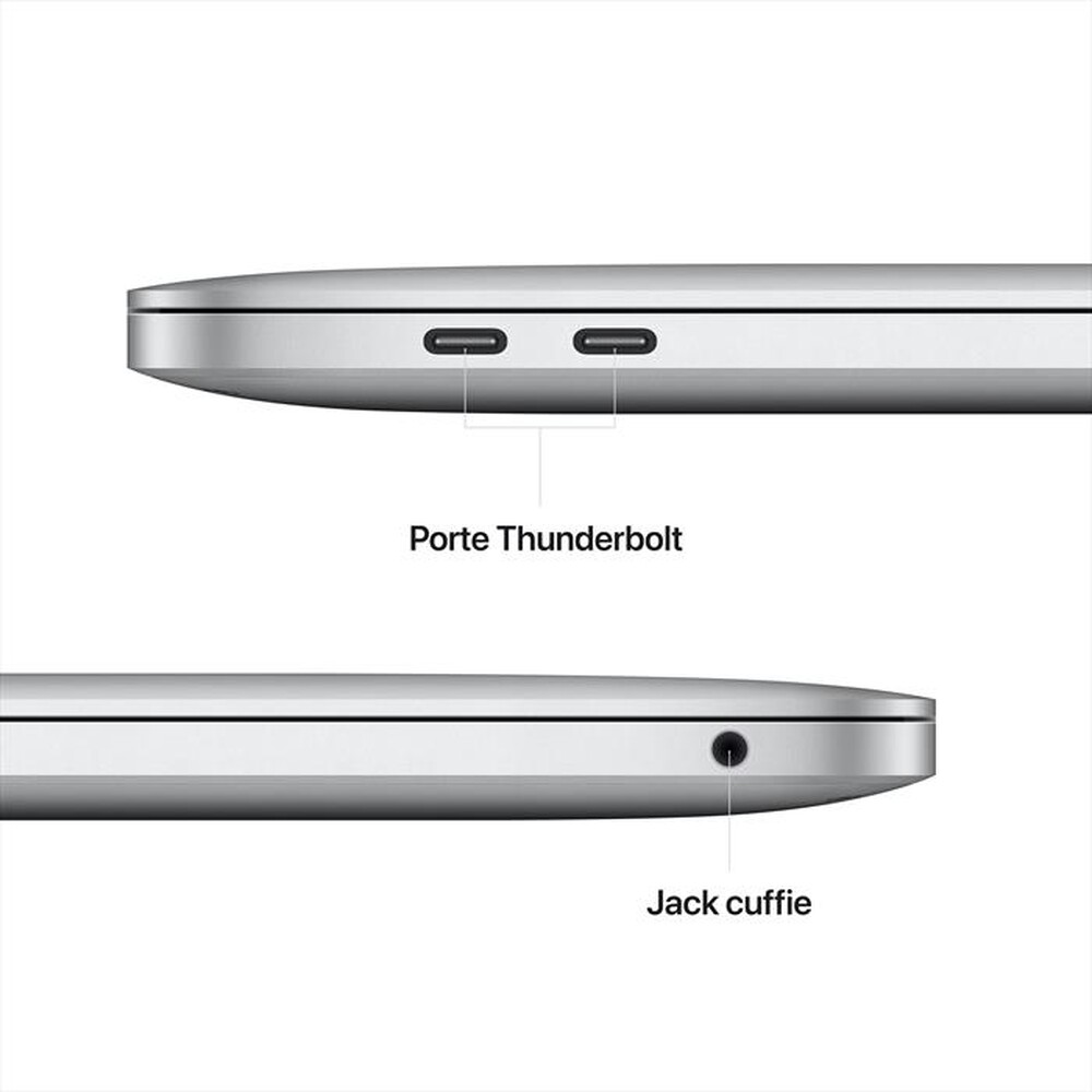"APPLE - MacBook Pro 13\" M2 8-coreCPU 10-coreGPU 512GB SSD-Argento"