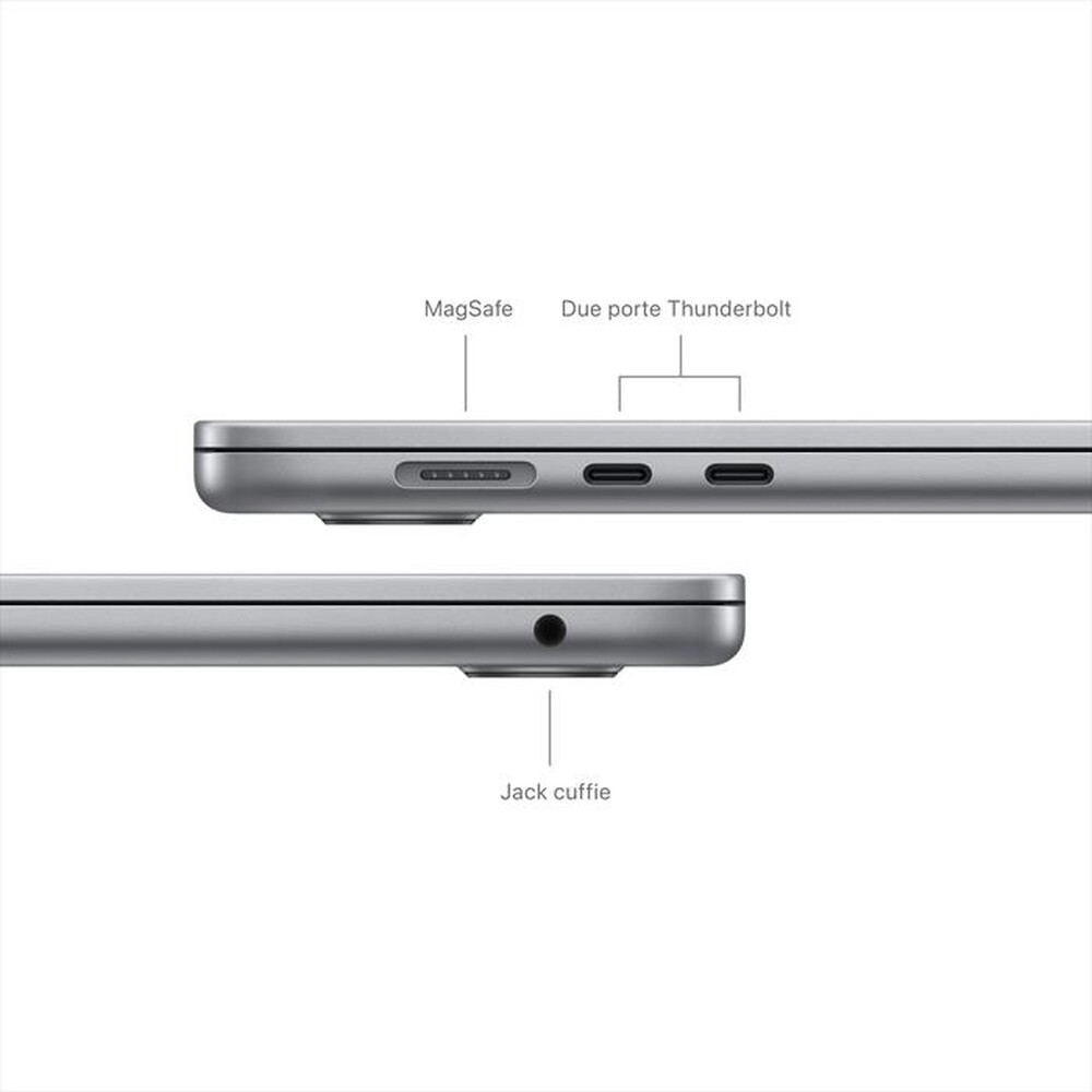 "APPLE - MacBook Air 15\" M3 Core 8 CPU 10 GPU 24GB 512GB-Grigio siderale"