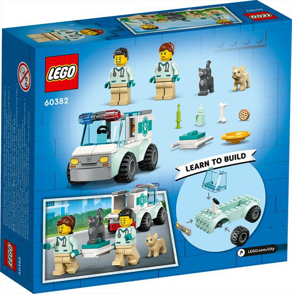 Immagine del prodotto LEGO - CITY FURGONCINO DI SOCCORSO DEL VETERINARIO -60382