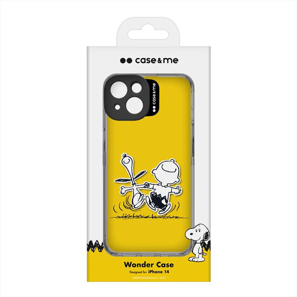"CASEME - Cover CMPNUTSCOVCIP14612 per iPhone 14-Giallo"