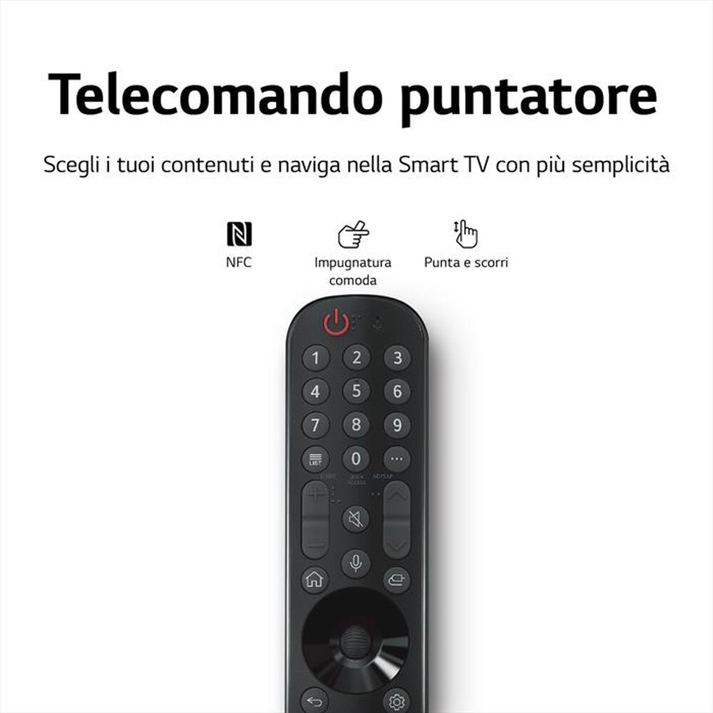 "LG - SMART TV OLED UHD 4K 55\" OLED55G26LA-Argento"