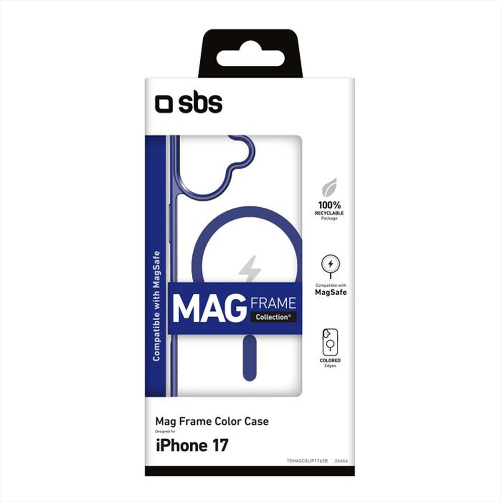 Immagine del prodotto SBS - Cover Mag Frame per iPhone 17-Blu