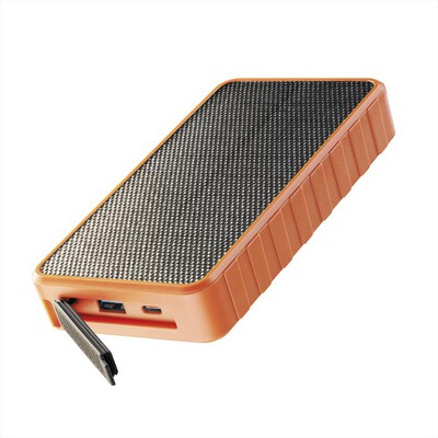 CELLULARLINE - POWER BANK SOLAR 20000-Arancione