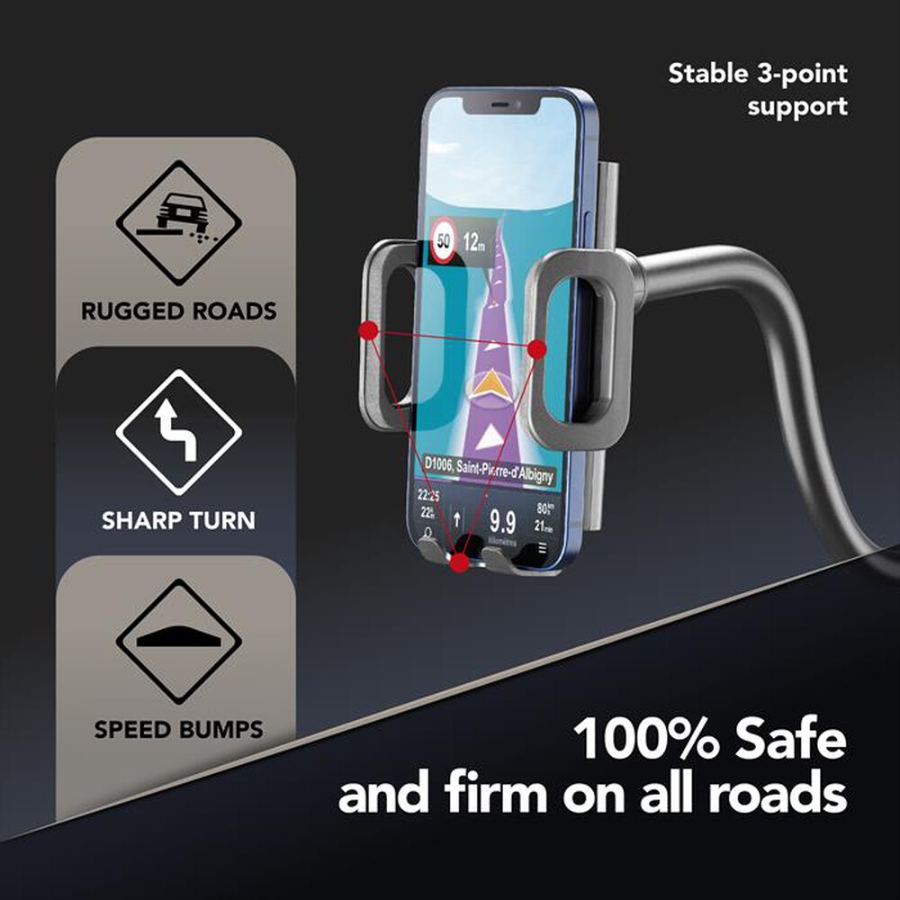 Immagine del prodotto CELLULARLINE - PILOTFLEXIK Ventosa-Nero