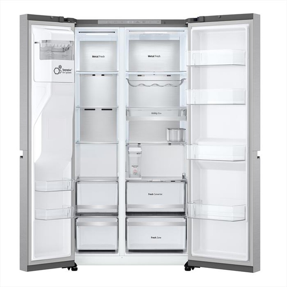 "LG - Frigorifero side by side GSLE91MBAC Classe C 628L-Metal Sorbet"