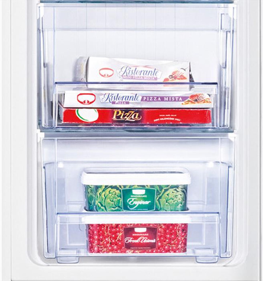 "BEKO - Congelatore verticale FS1 66020 Classe E 66 lt-Bianco"
