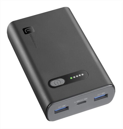 CELLULARLINE - Caricabatterie Portatile PBFAST01PD10000K-Nero