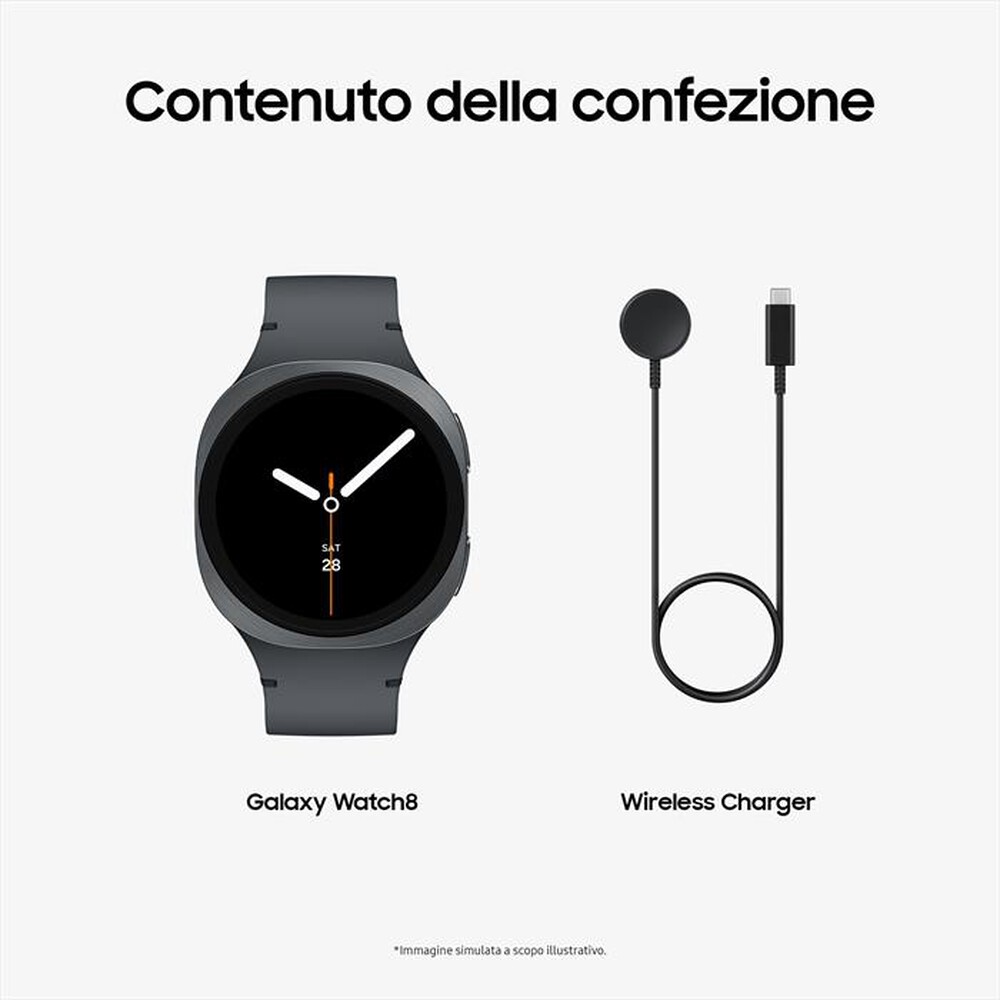 Immagine del prodotto SAMSUNG - Galaxy Watch8 40mm BT, 2+32GB-Graphite
