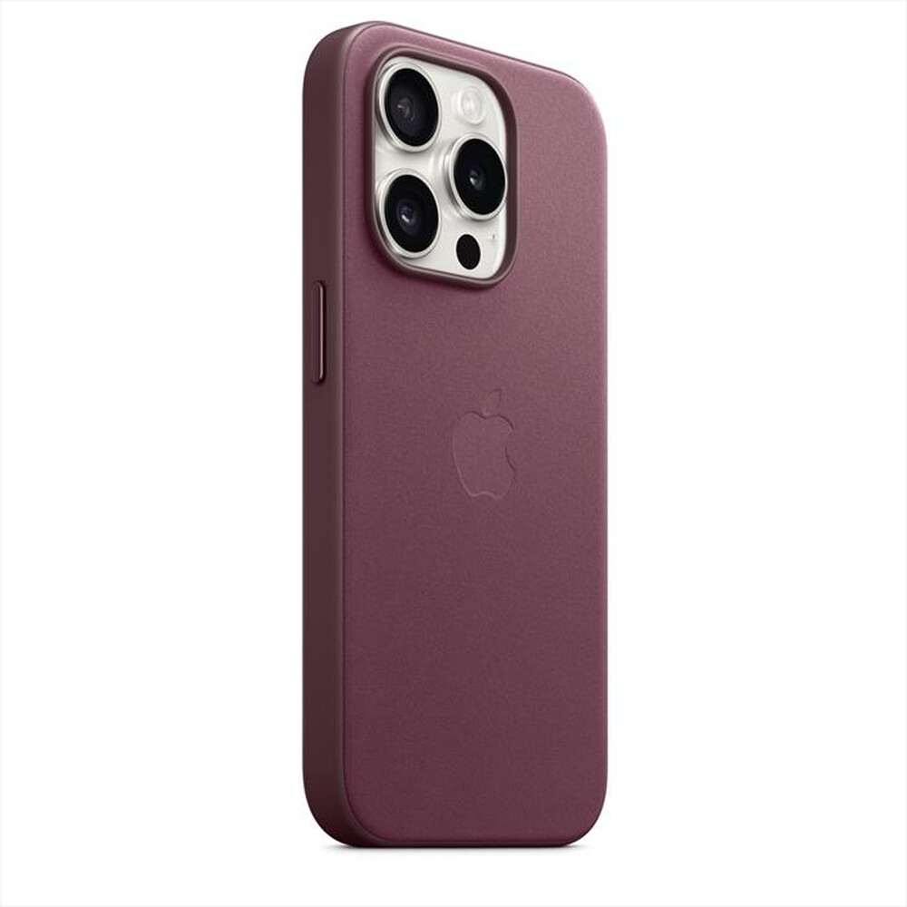 "APPLE - Custodia MagSafe tessuto iPhone 15 Pro-Gelso"