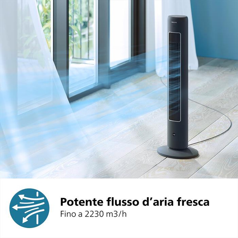 Immagine del prodotto PHILIPS - Ventilatore tower SERIES 5000 CX5535/11-Grigio