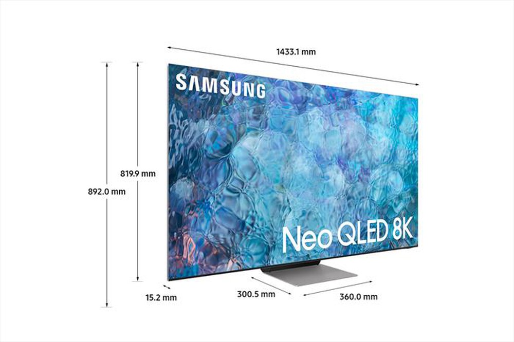 "SAMSUNG - TV Neo QLED 8K 65” QE65QN900A Smart TV Wi-Fi - Stainless Steel"