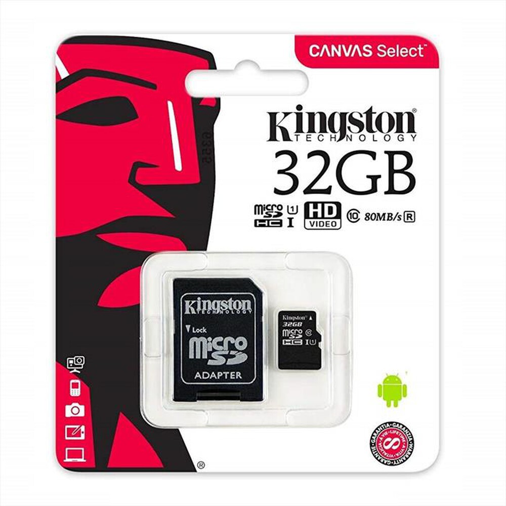 "KINGSTON - SDCS/32GB-black"
