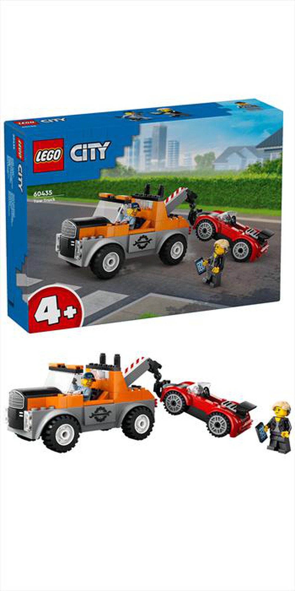 Immagine del prodotto LEGO - CITY Autogrù e officina auto sportive 60435