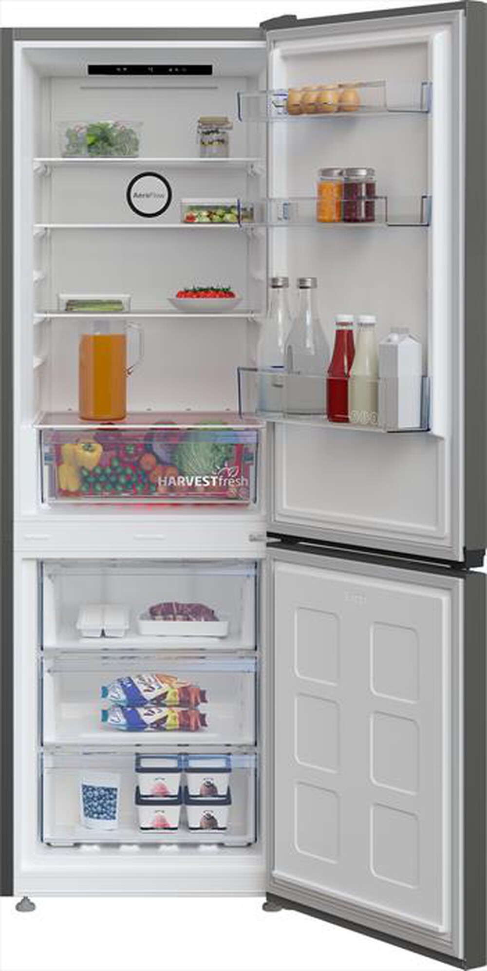 "BEKO - Frigorifero combinato B5RCNA345HG1 Classe D 301 lt-Metal Grey"