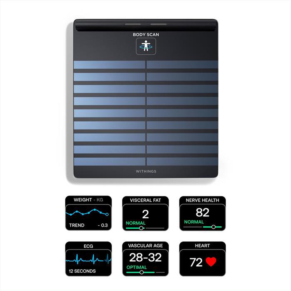 Immagine del prodotto WITHINGS - Pesa persone smart BODY SCAN-BLACK