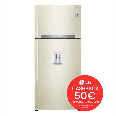 LG - Frigorifero 2 porte GTF744SEPED Classe E 509L-Beige