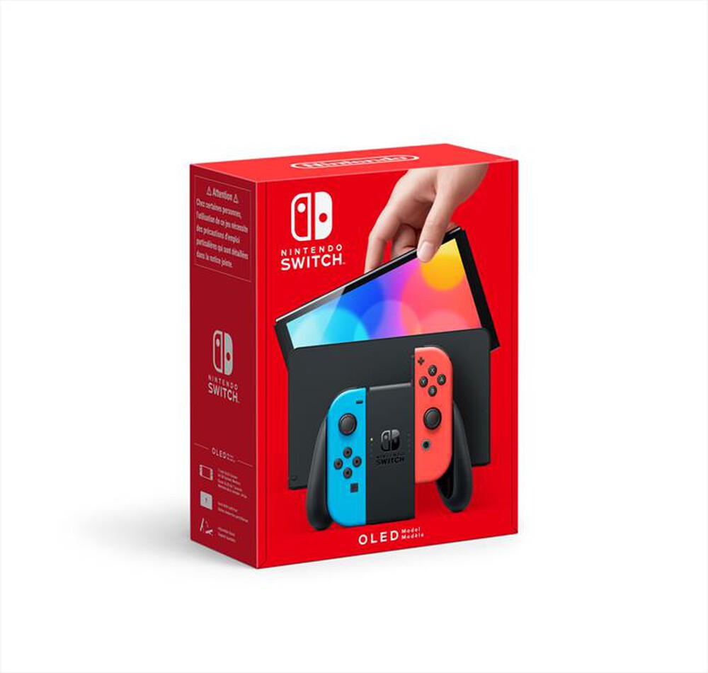 "NINTENDO - Switch OLED-Rosso neon/Blu neon"