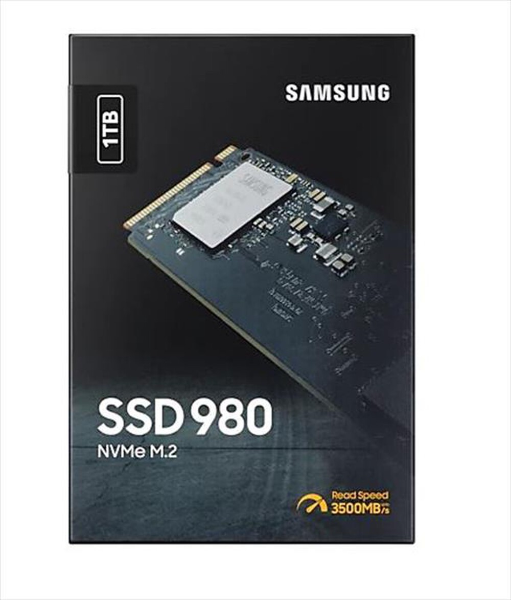 "SAMSUNG - 980 PCIe 3.0 NVMe 1TB Hard disk SSD interno-Nero"