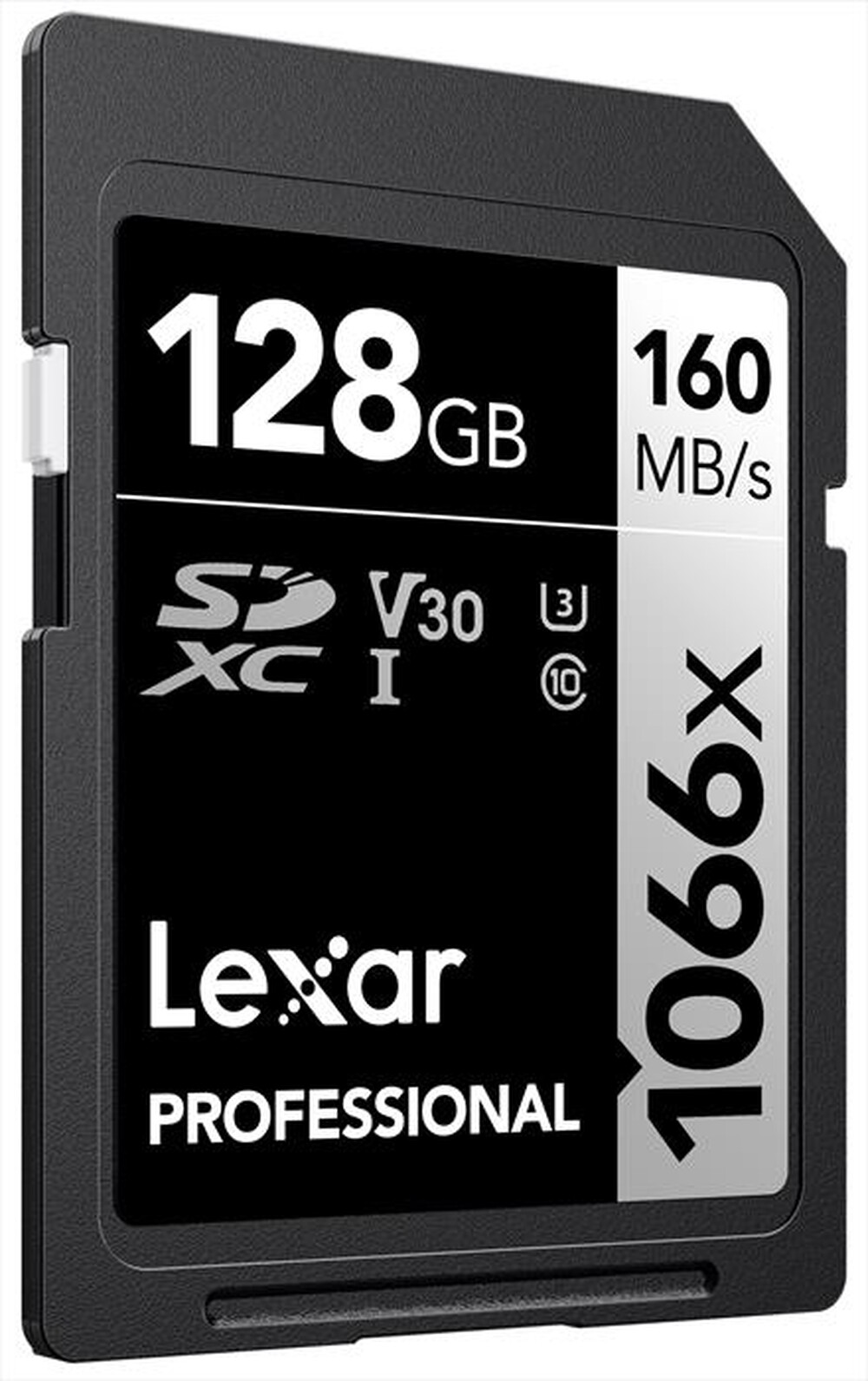 "LEXAR - 128GB PRO 1066X SDXC UHS-I V30-Black"