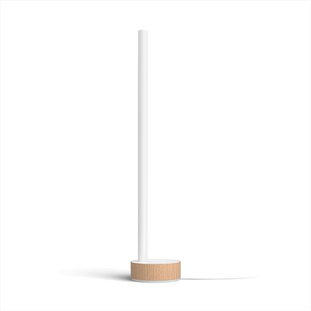 "PHILIPS - HUE GRADIENT SIGNE LAMPADA TAVOLO EFFETTO LEGNO-Bianca"