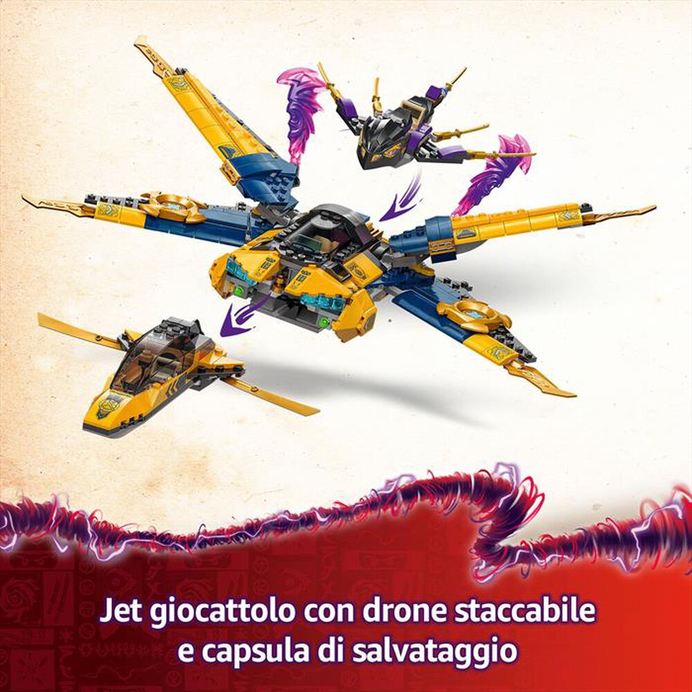 Immagine del prodotto LEGO - NINJAGO Jet Super Storm di Ras e Arin 71833