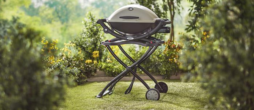 "WEBER - CARRELLO PIEGHEVOLE PER BARBECUE-NERO"