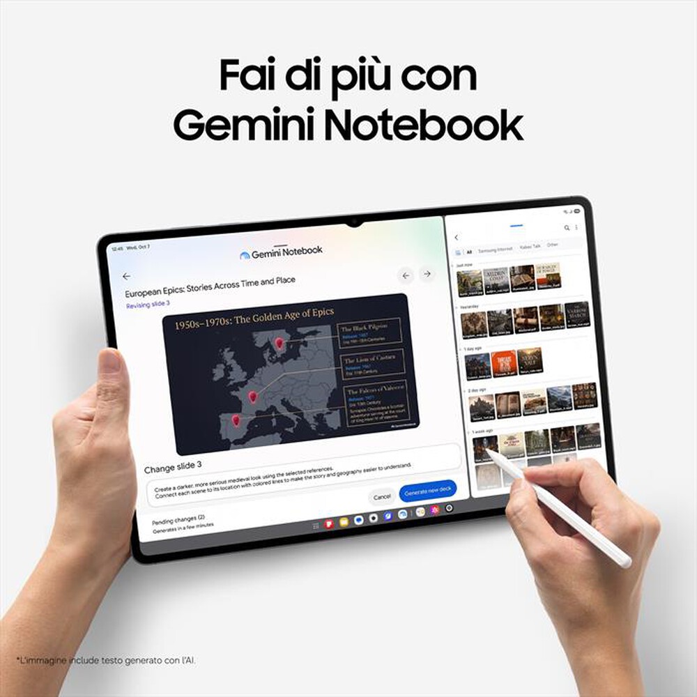 Immagine del prodotto SAMSUNG - GALAXY TAB S12 ULTRA 256GB WI-FI-Gray