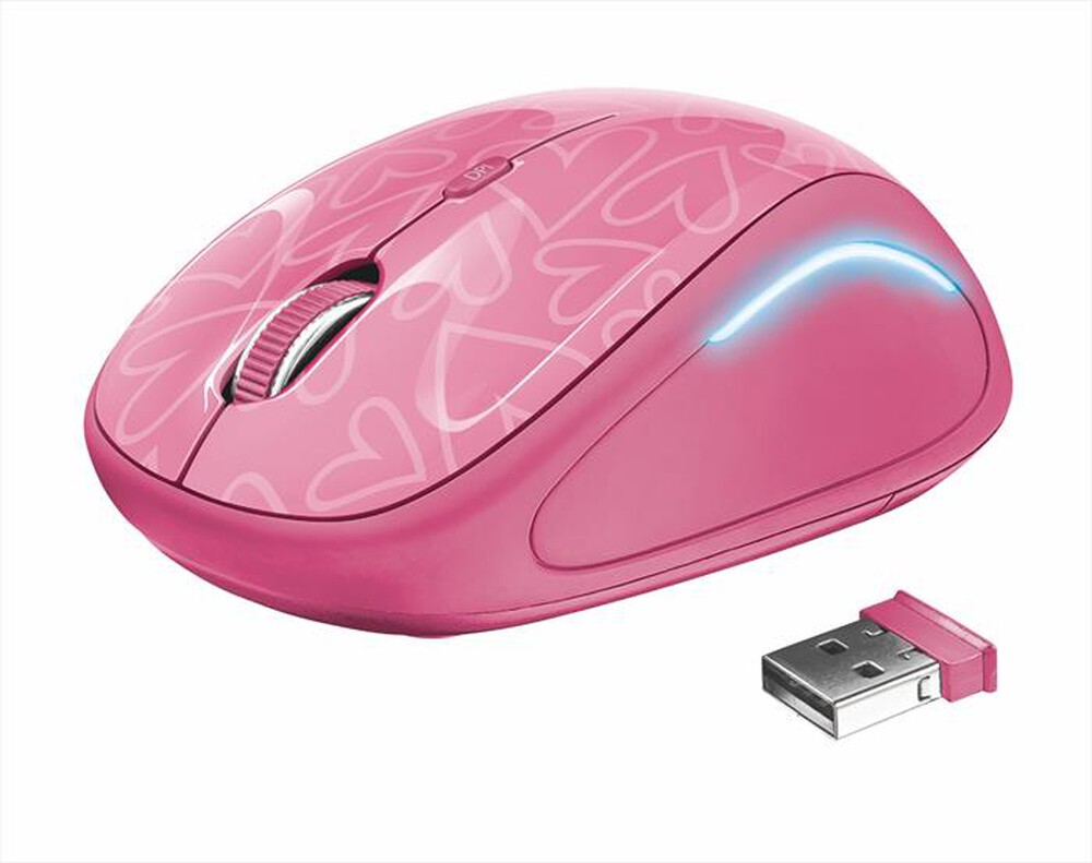 "TRUST - YVI FX WIRLSS MSE PINK-Pink"