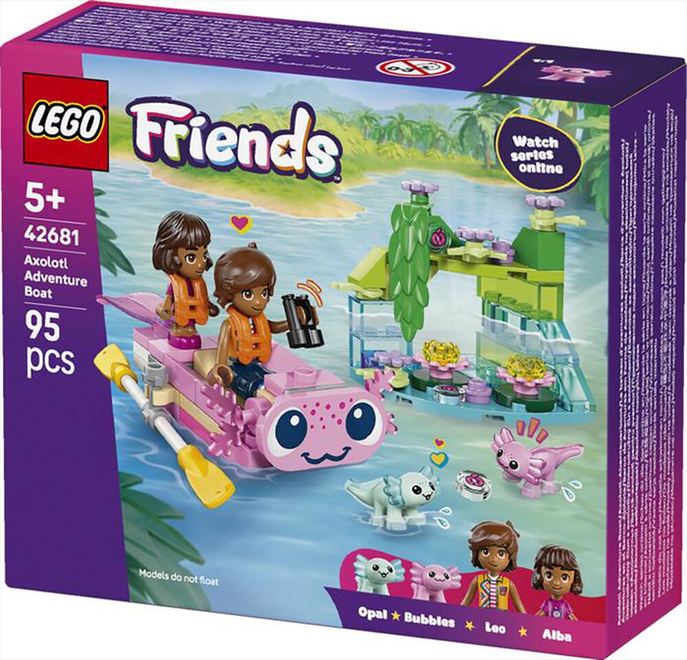 Immagine del prodotto LEGO - FRIENDS Barca d&rsquo;avventura Axolotl - 42681