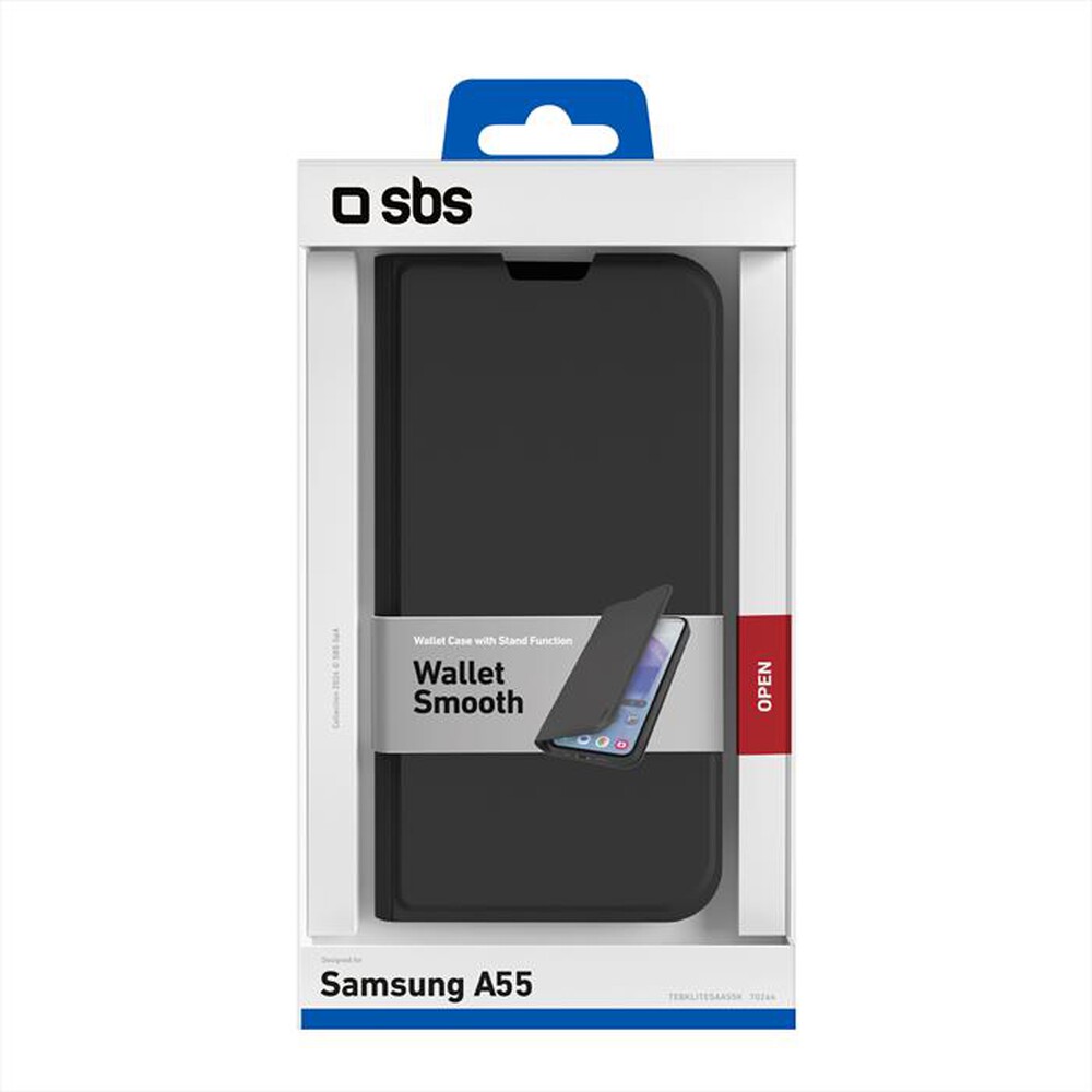 "SBS - Custodia TEBKLITESAA55K per Samsung A55-Nero"