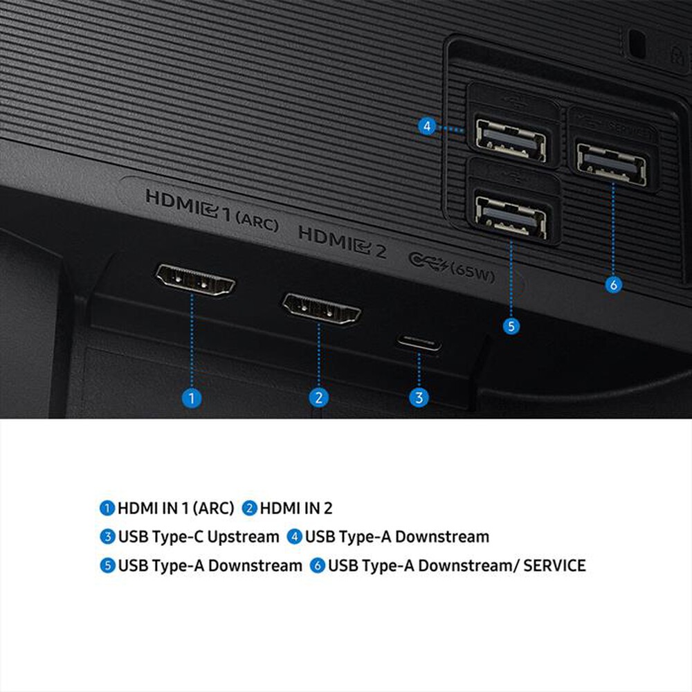 Immagine del prodotto SAMSUNG - SMART MONITOR M7 - M70F DA 32" UHD-Black