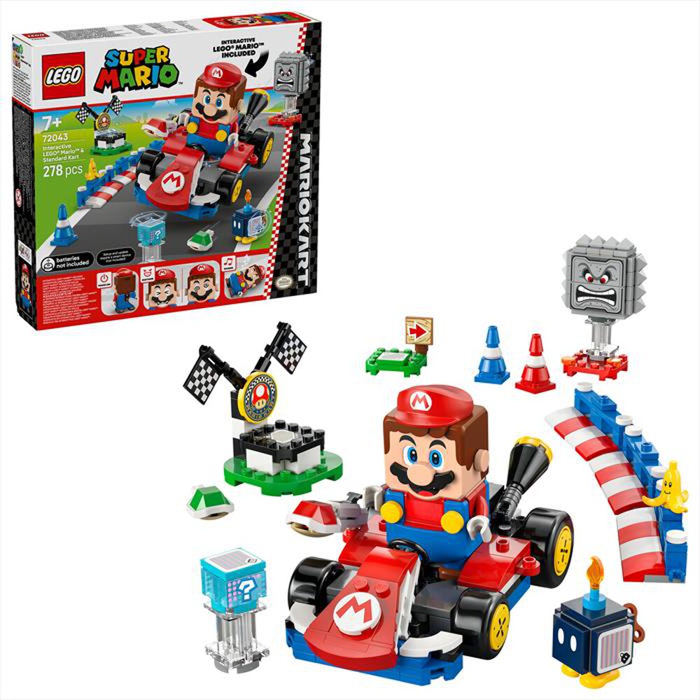 Immagine del prodotto LEGO - Mario Kart Mario interattivo e Kart standard 72043