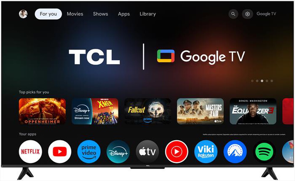 Immagine del prodotto TCL - Smart TV LED UHD 4K 55" 55T69C-Nero